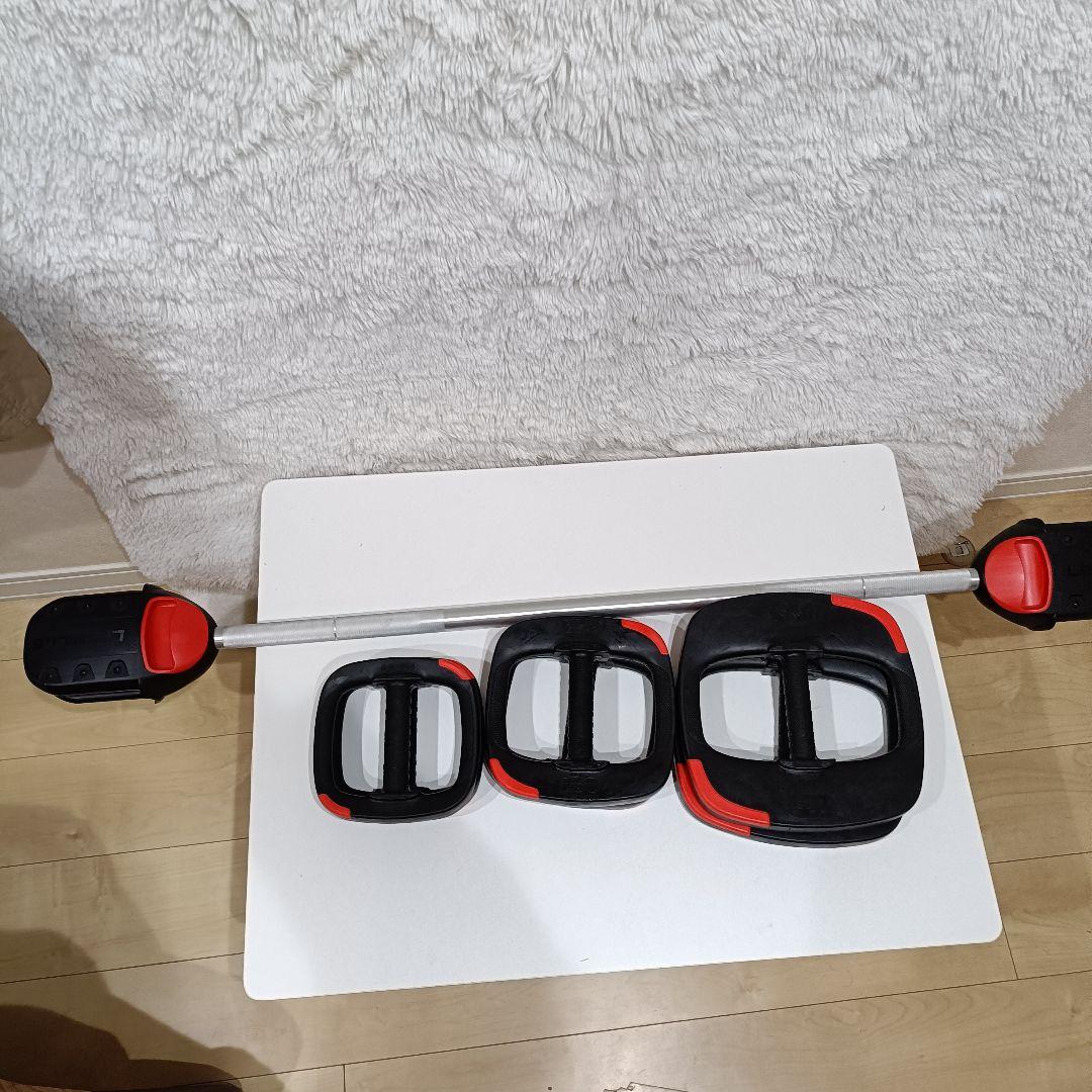 美品 レスミルズ　SMART BAR バーベルセット 重り付き