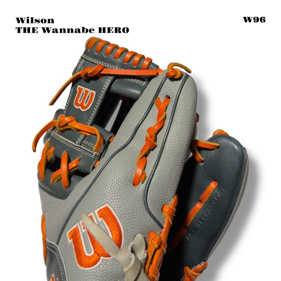 希少品！ Wilson ウィルソン ワナビー 軟式野球 内野手 グローブ グラブ
