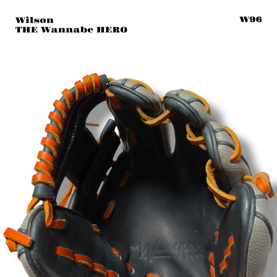 希少品！ Wilson ウィルソン ワナビー 軟式野球 内野手 グローブ グラブ