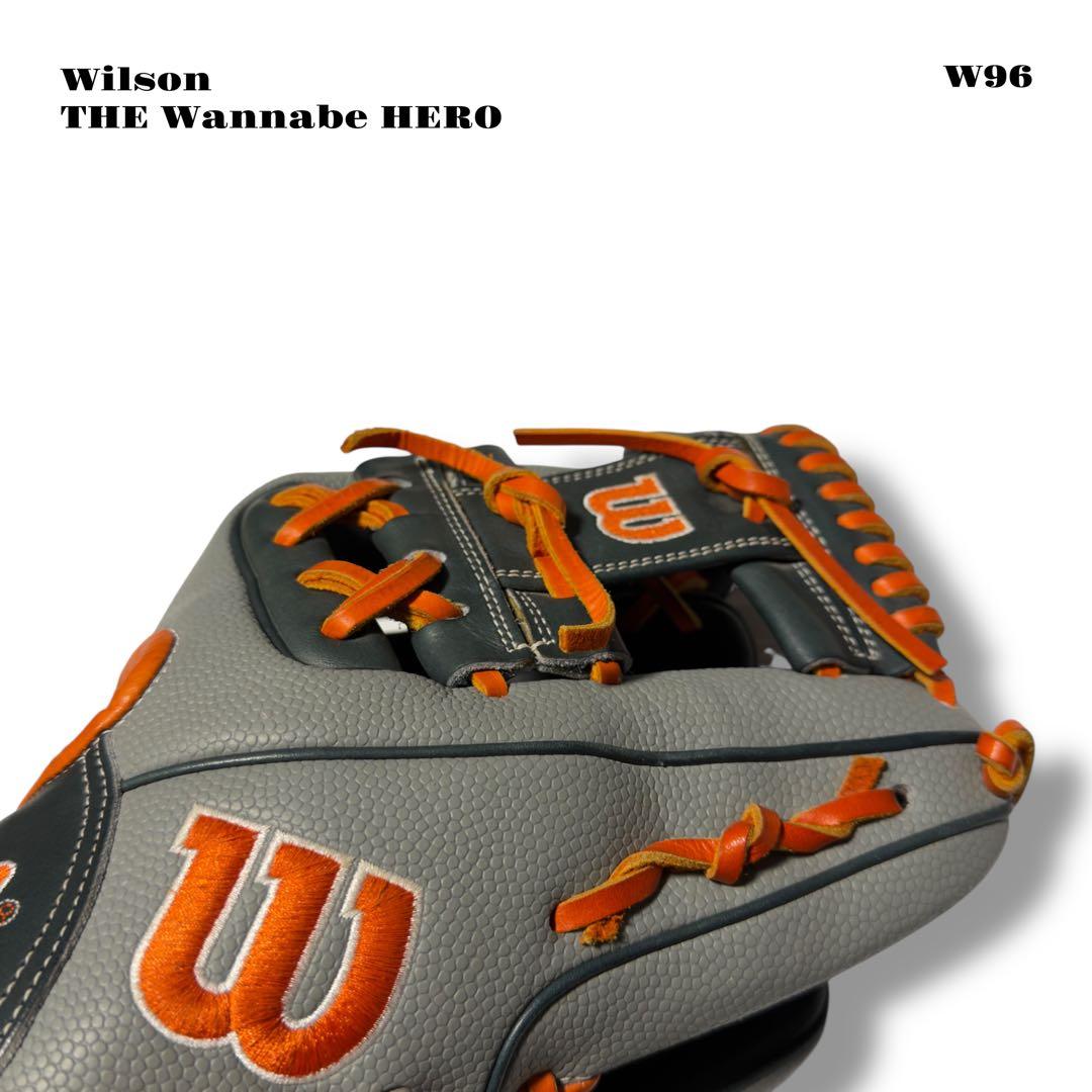 希少品！ Wilson ウィルソン ワナビー 軟式野球 内野手 グローブ グラブ