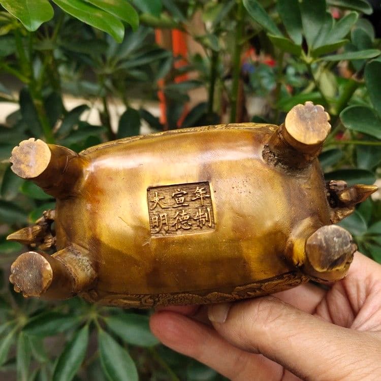 銅細工 龙纹香薰炉 檀香炉 香道具 装飾品 工芸品 美術品 置物