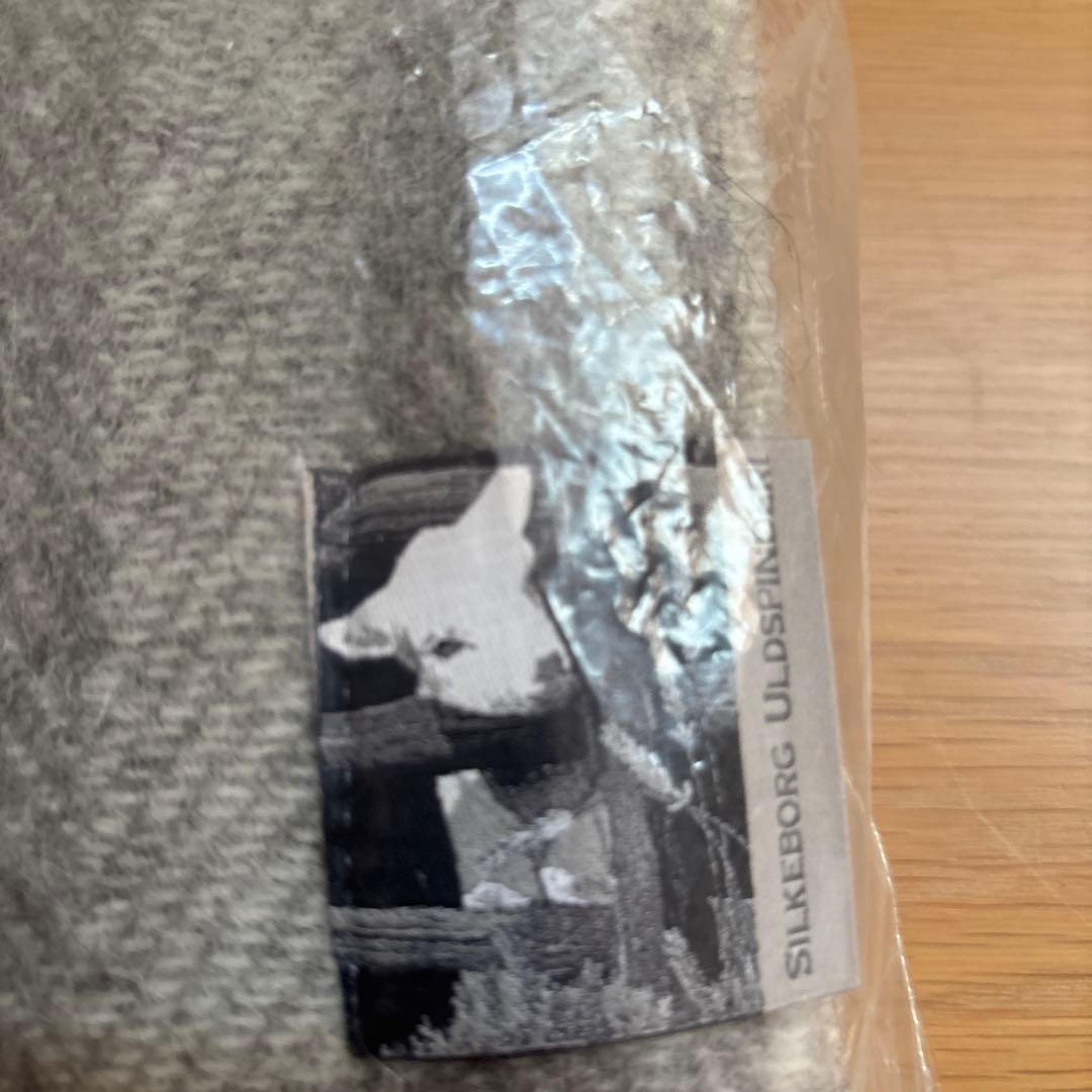 ウール100 SILKEBORG ブランケット シルケボー　ひざ掛け