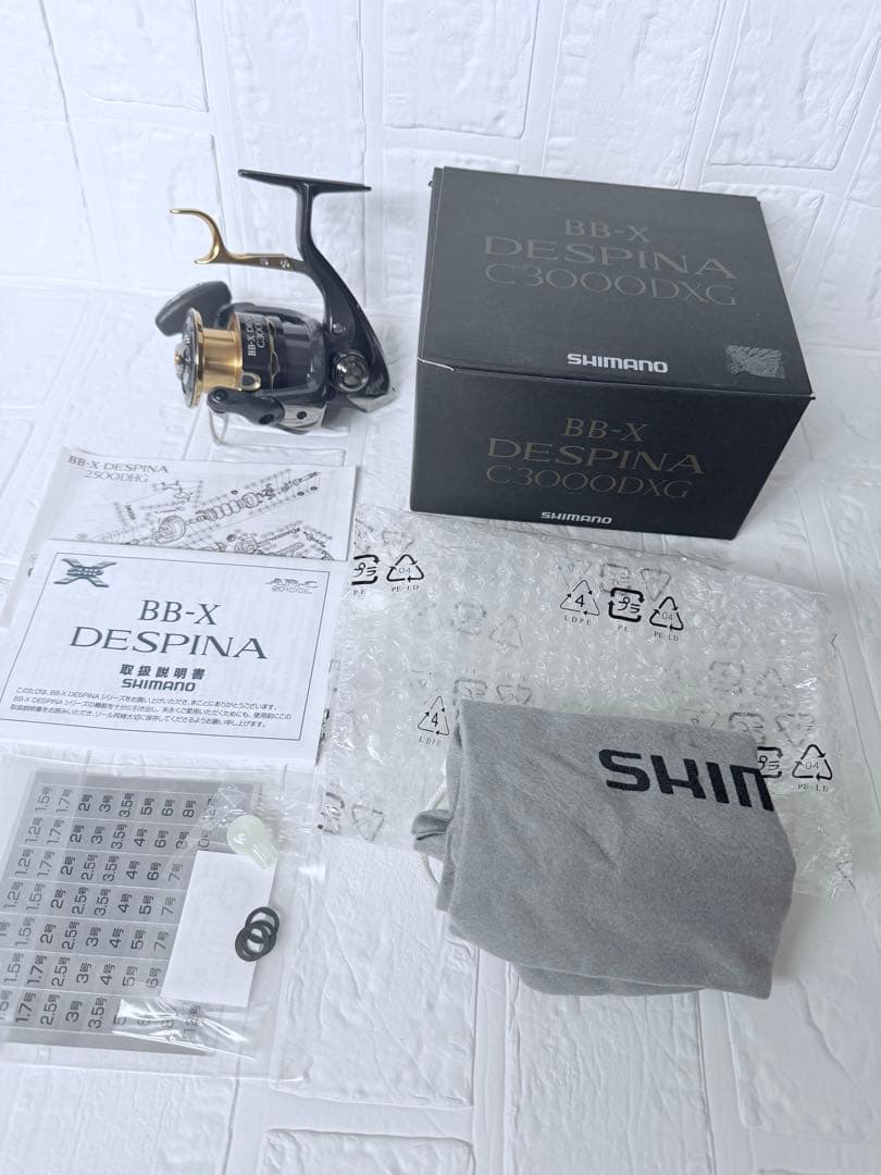 【美品】シマノ　デスピナ　C3000DXG 　使用回数5回以内　エッジ無傷