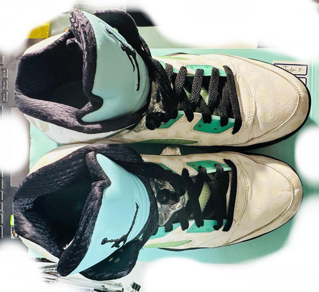 AIR JORDAN 5 ティファニーブルー＆ホワイト NIKEアプリ購入