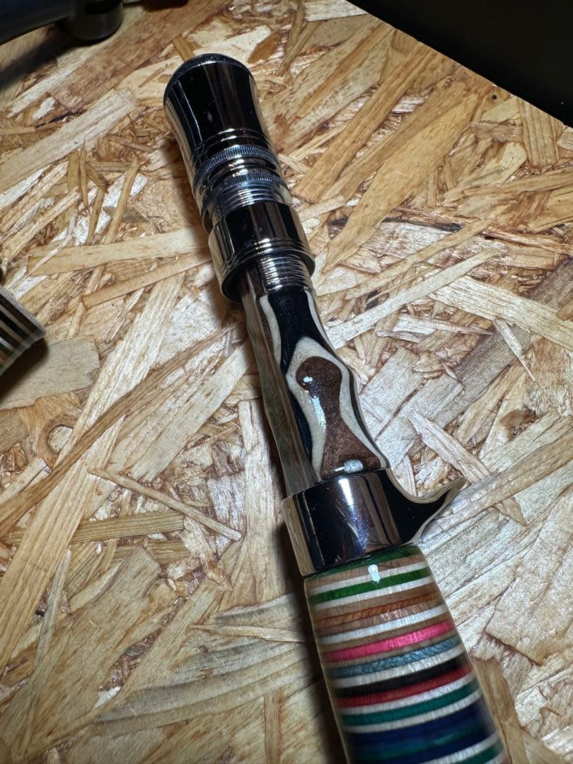 渓流釣りトップウォーター ハンドメイドグリップ