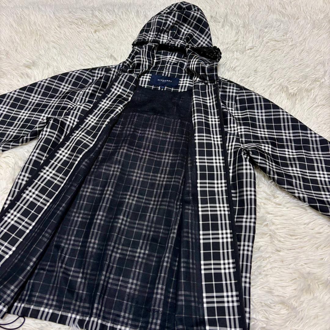 極美品 BURBERRY バーバリーゴルフ ノバチェック ナイロンジャケット