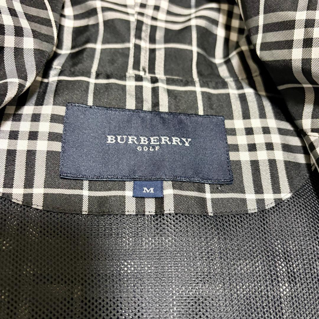 極美品 BURBERRY バーバリーゴルフ ノバチェック ナイロンジャケット