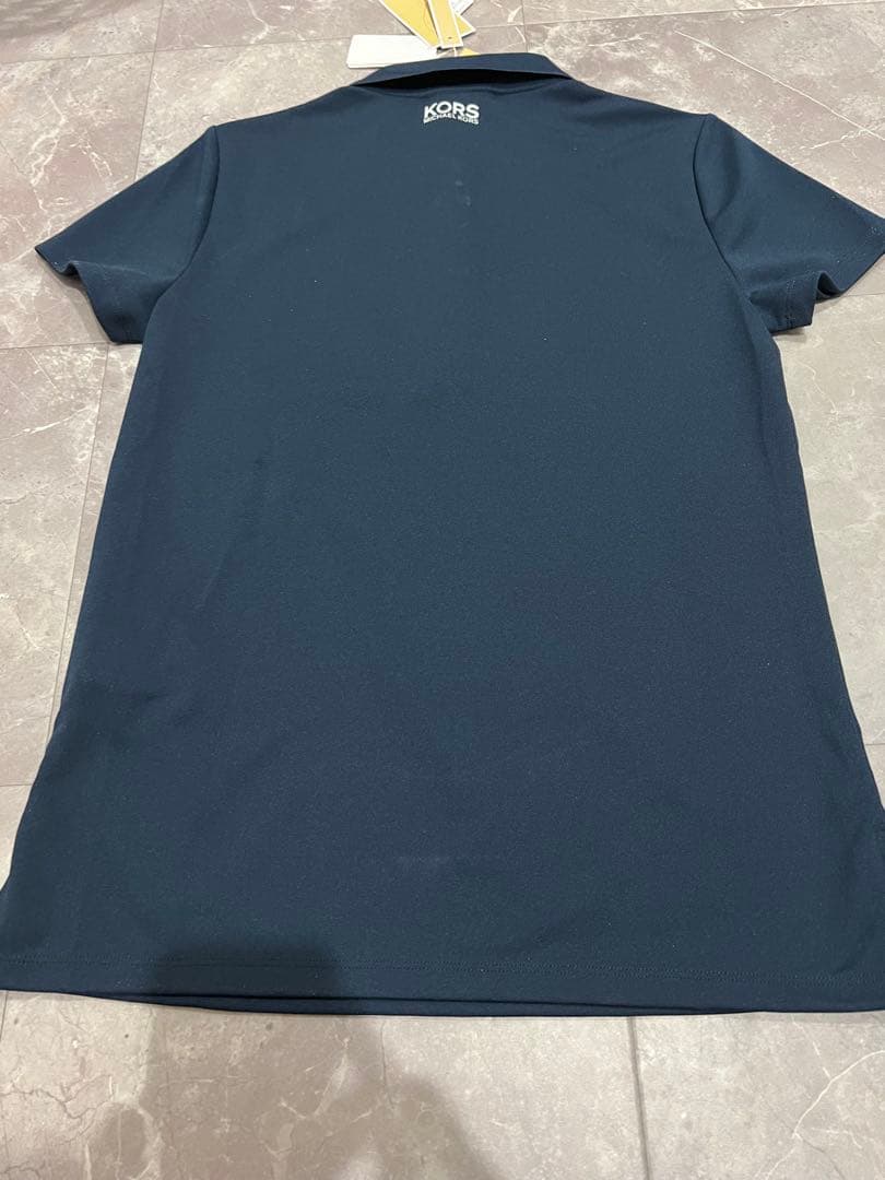 【新品】Sサイズ マイケルコース 半袖 Tシャツ ポロシャツ MK ネイビー 紺