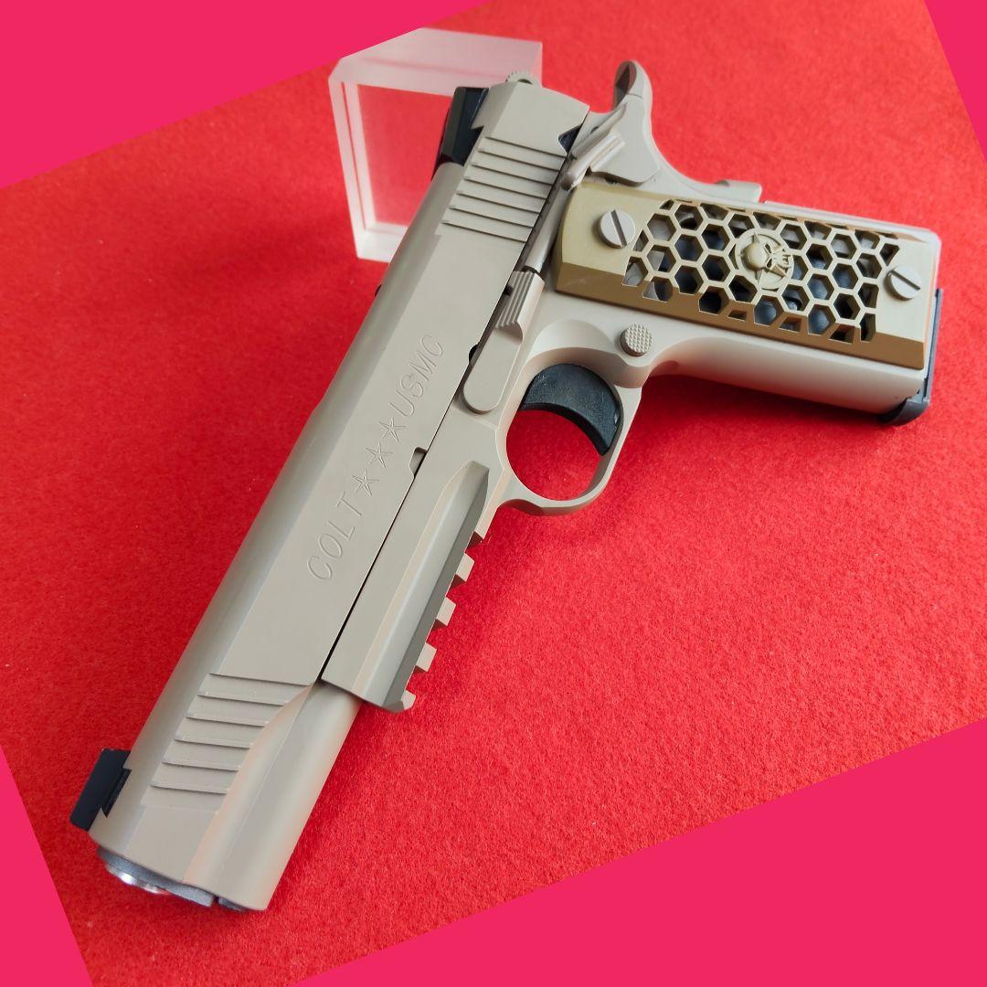 東京マルイ　M45A1 CQBピストル　ガスブローバック　《ハニカムグリップ付》