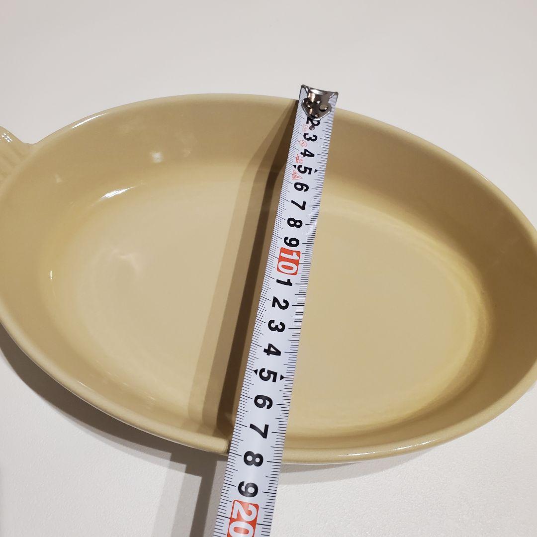 ルクルーゼ グラタン皿 鋳物 24cm 直火OK オーバル プレート 新品