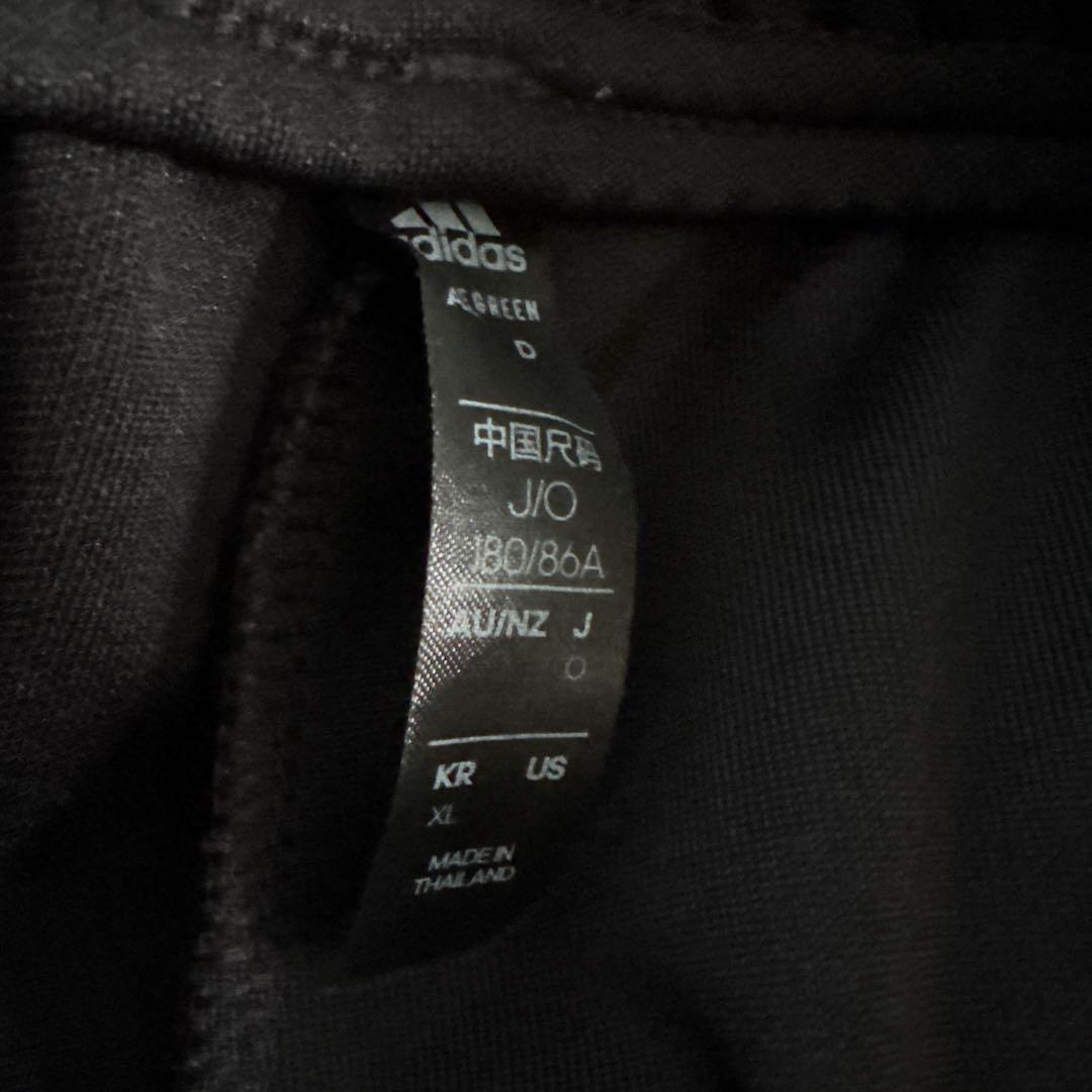 大幅値下げ　adidas ブラック ジャージ上下セット XL