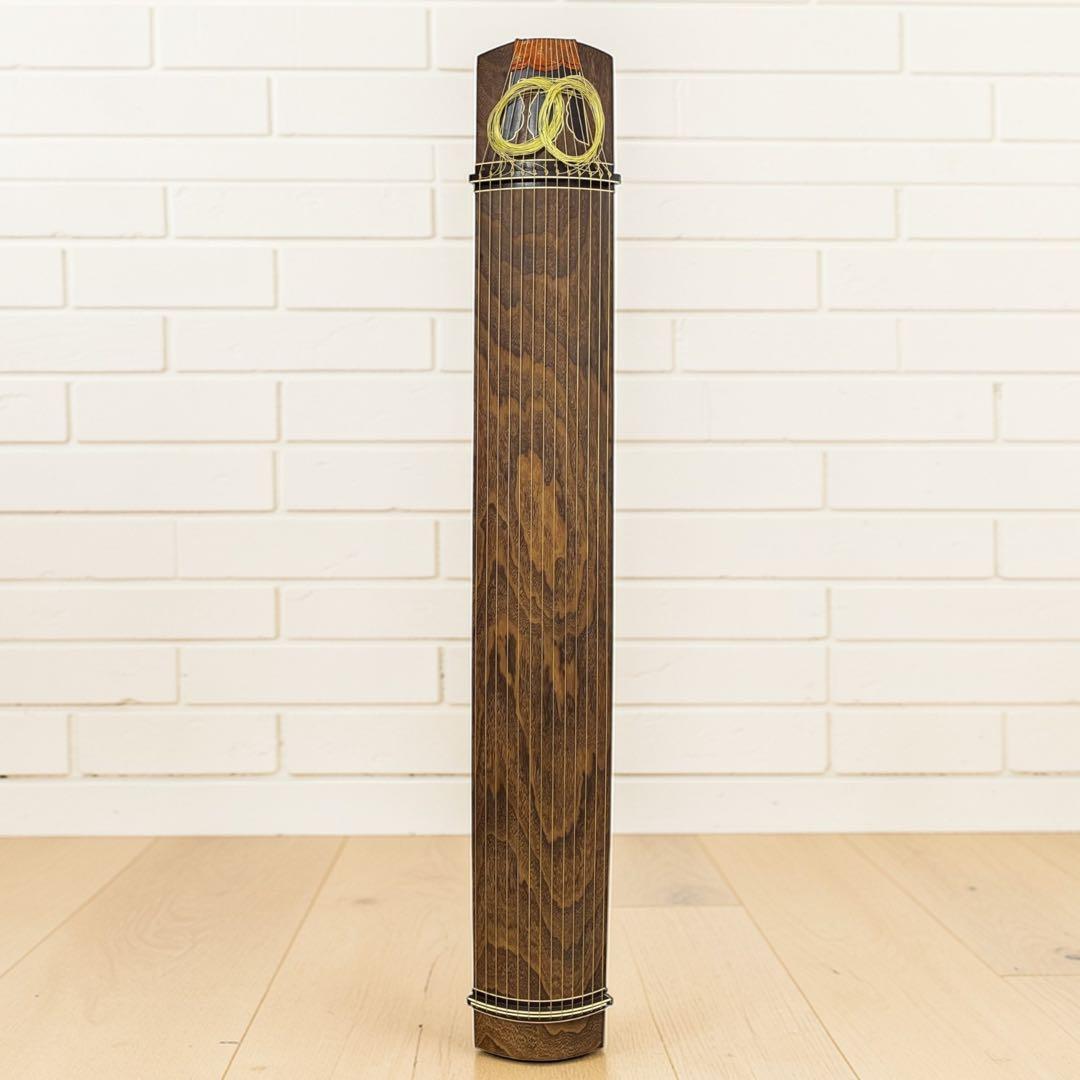 綾杉彫✨ 13弦 琴 北川銘 蒔絵 秀甫作 182cm 和楽器 伝統楽器