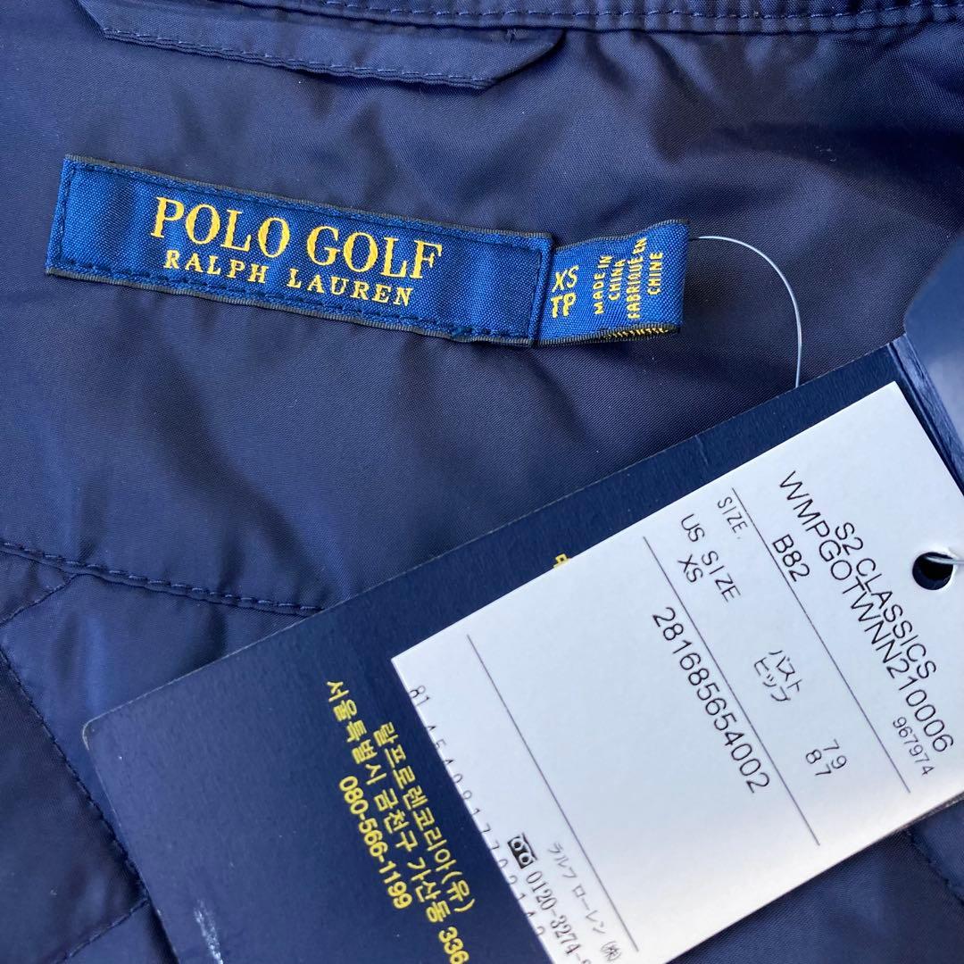 新品■POLO GOLF ポロゴルフ キルティング中綿ベスト 撥水ジャケット