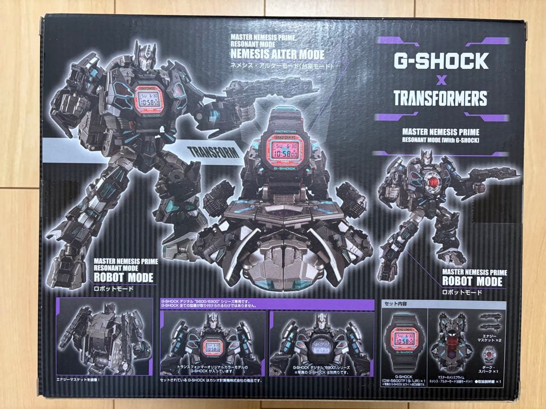 新品未開封　G-SHOCK同梱 × トランスフォーマー マスターネメシスプライム