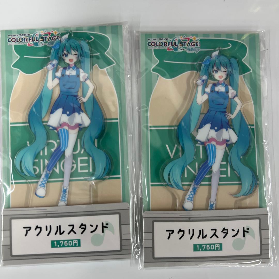【新品未開封】プロセカ 缶バッジA 24パック＆アクスタ4点