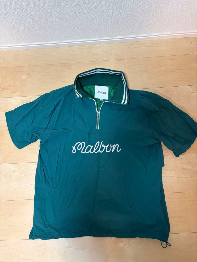 Malbon 半袖シャツ L ダークグリーン