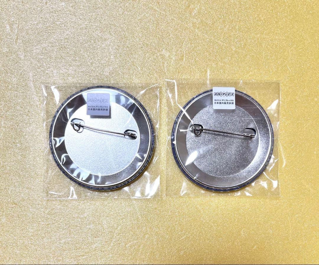鬼滅の刃 DINING ワールドツアーお楽しみくじ　缶バッジ　伊黒小芭内　2点