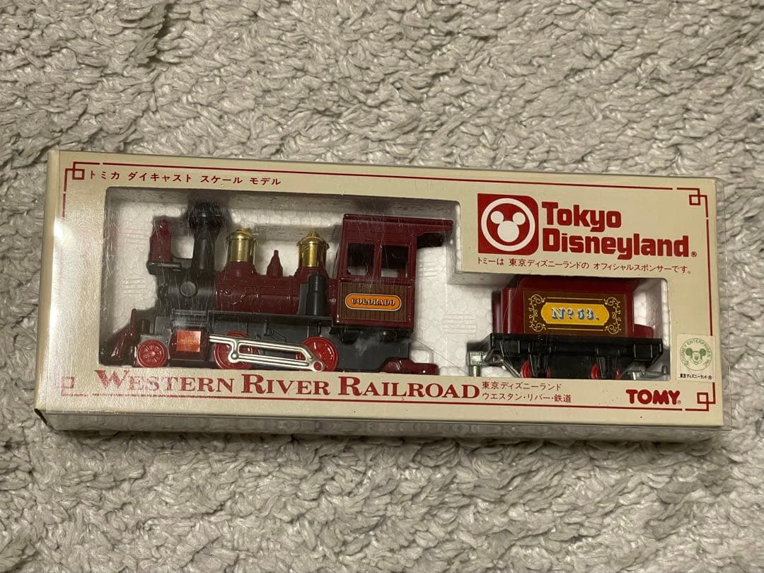 未使用トミカ ウェスタンリバー鉄道 ダイキャストモデル 東京ディズニーランド