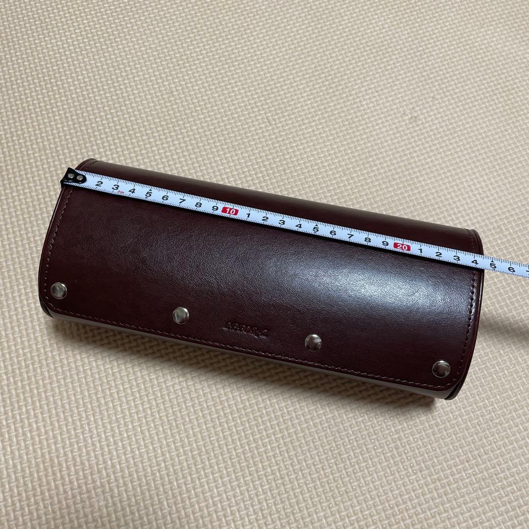腕時計ロール 3スロット PUレザー ポータブル 腕時計ケース ブラウン
