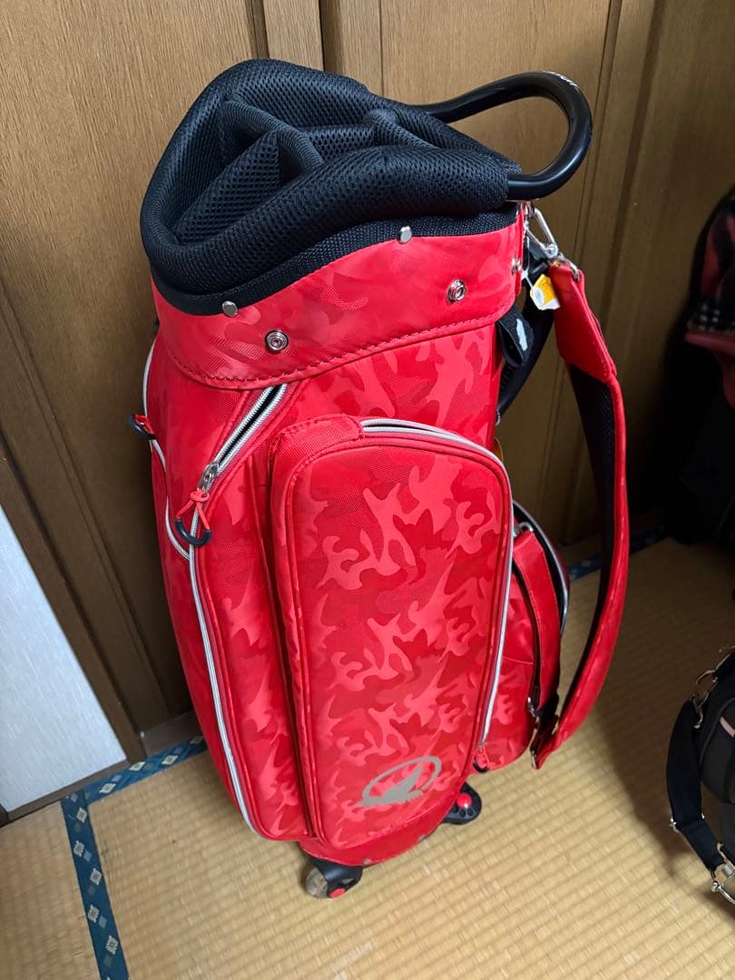 HONMA キャスター付　キャディバック　レッド