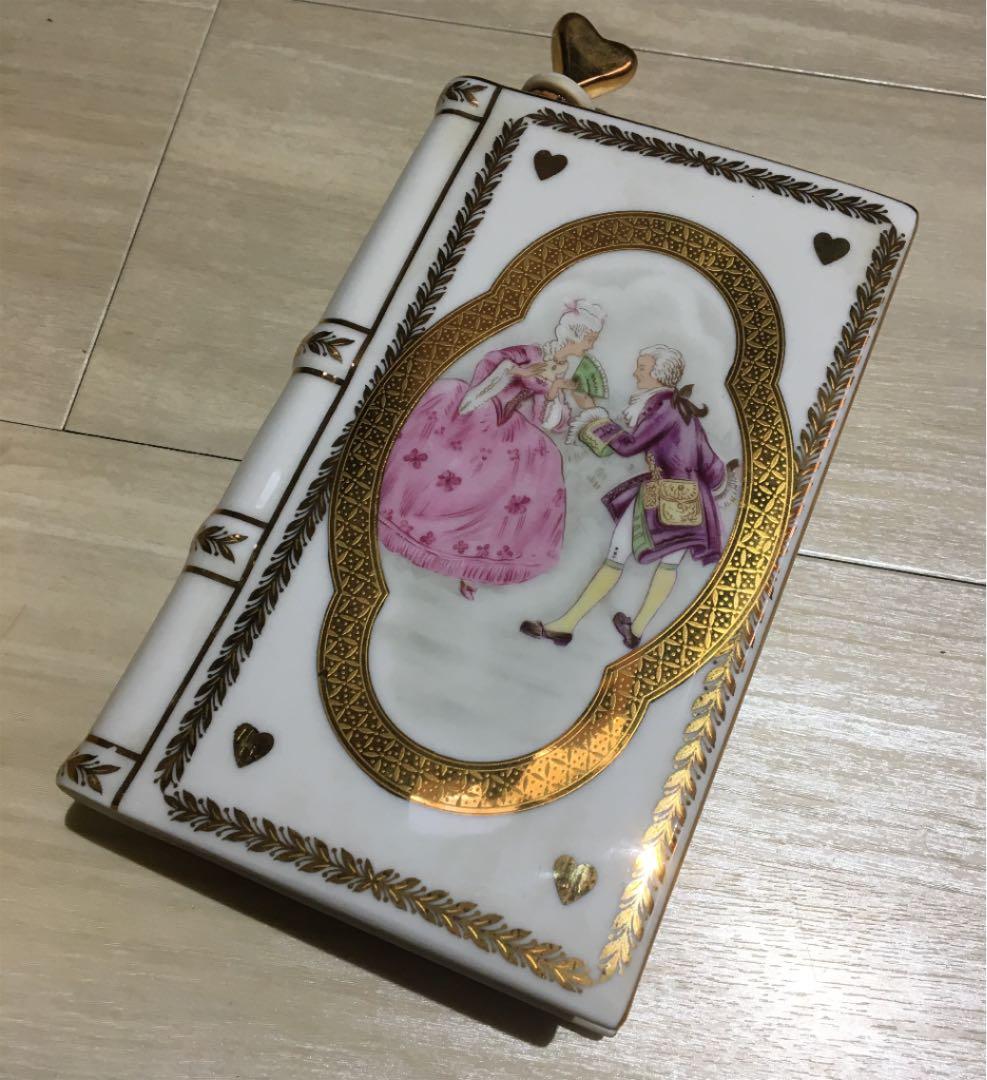 カミュ ナポレオン　ブック 陶器　天使の戯れ/紳士と淑女