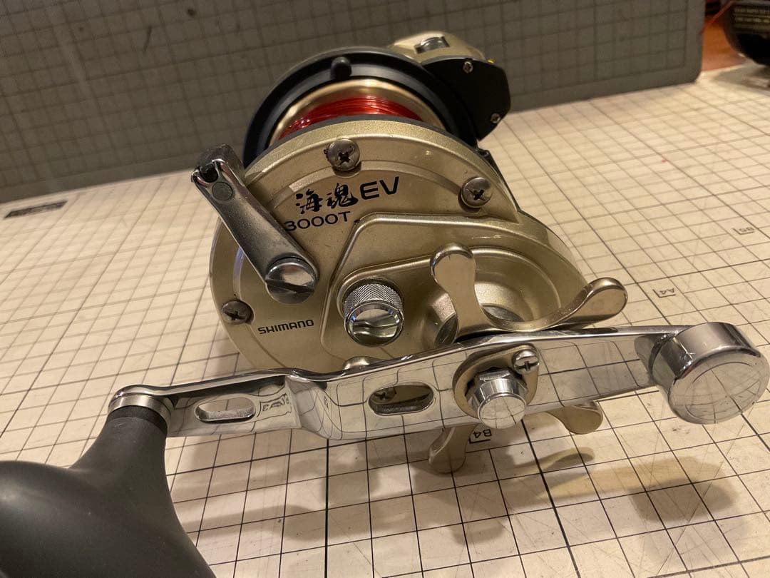 n*u様 SHIMANO 海魂EV 3000T両軸リール　石鯛用　used 美品