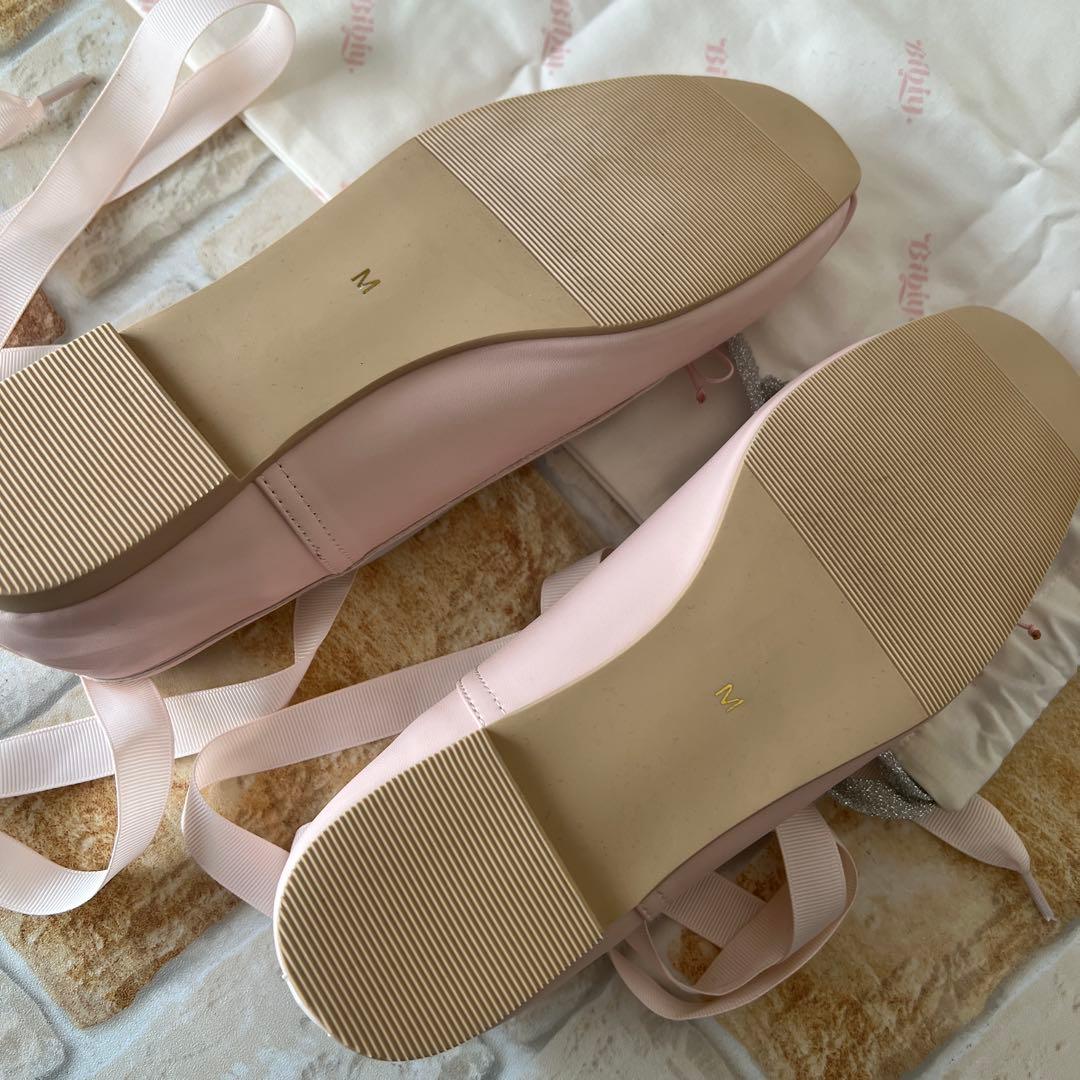 Bibiy B.ballet shoesレースアップバレエシューズ