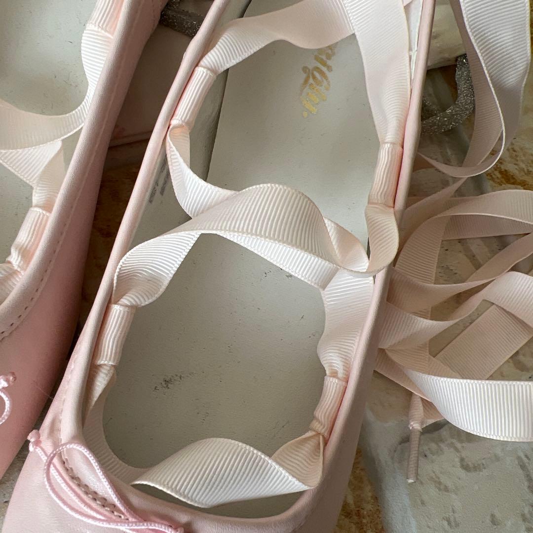 Bibiy B.ballet shoesレースアップバレエシューズ
