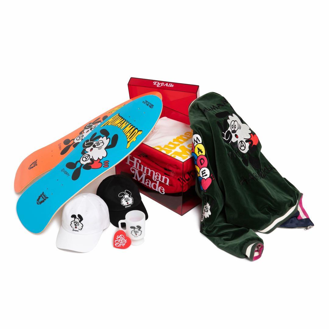【未使用品】 HUMAN MADE × VERDY スケートボード ステッカー付