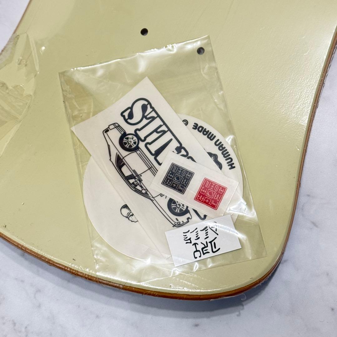 【未使用品】 HUMAN MADE × VERDY スケートボード ステッカー付