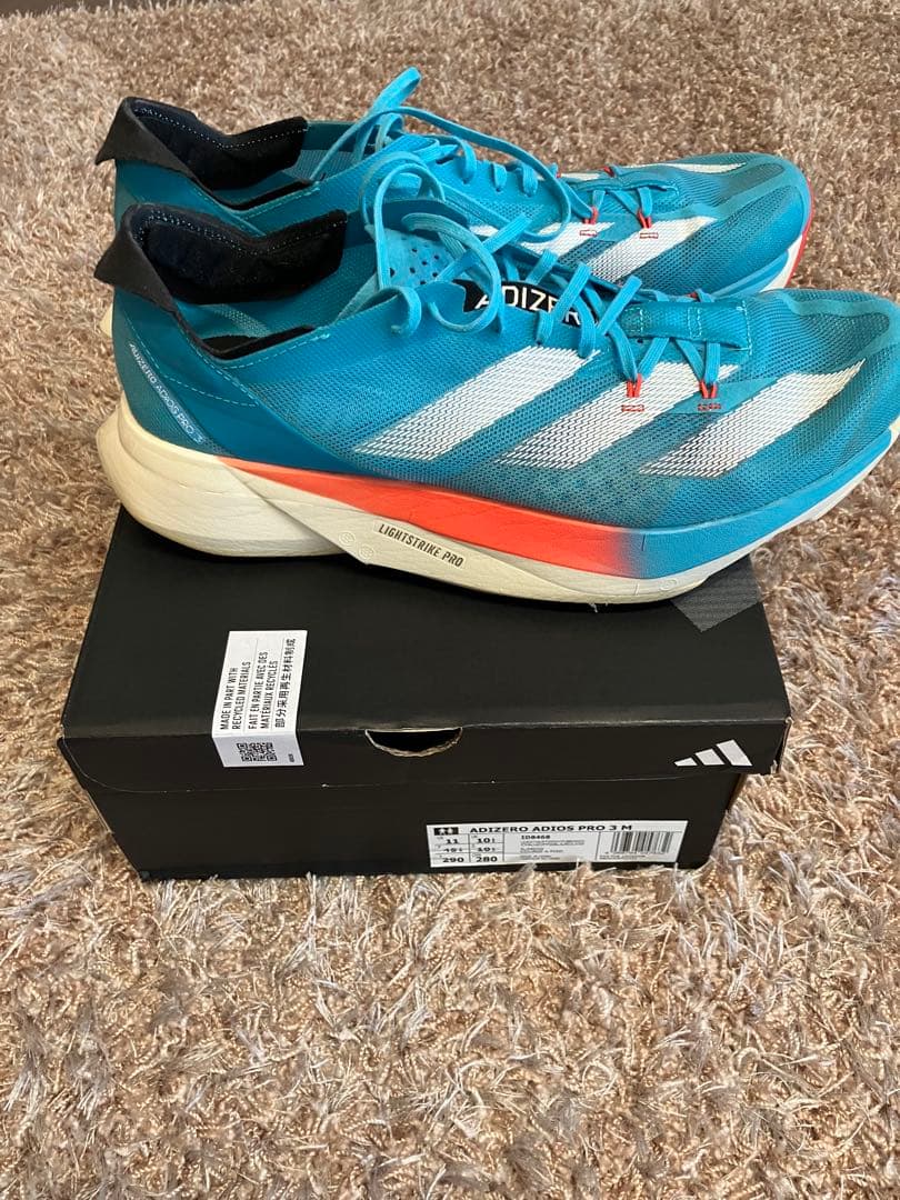 希少カラー美品 29.0 adidas Adios Pro3 アディオスプロ3