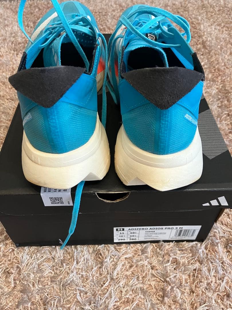 希少カラー美品 29.0 adidas Adios Pro3 アディオスプロ3