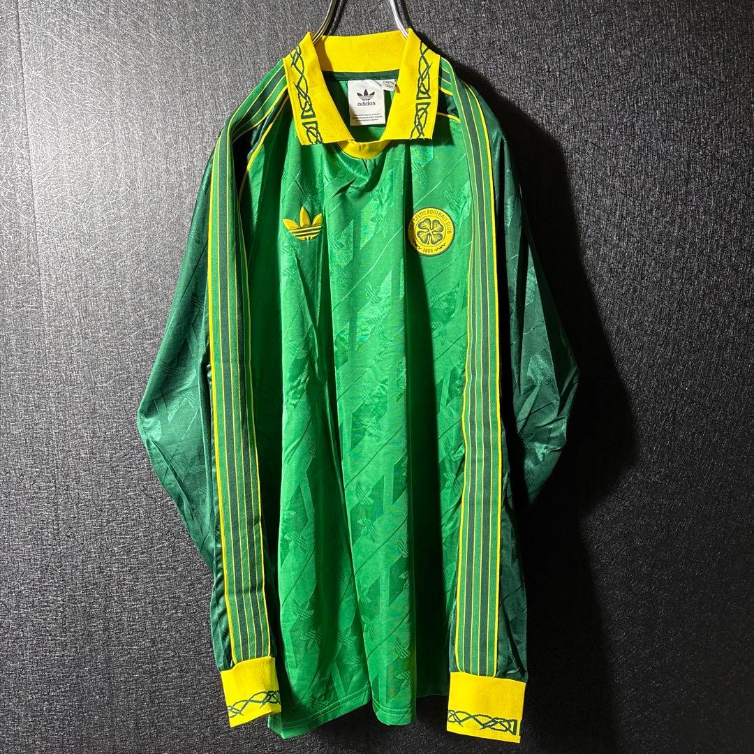 【★セルティック】 古着 アディダス サッカー ユニフォーム 2XL 長袖 希少