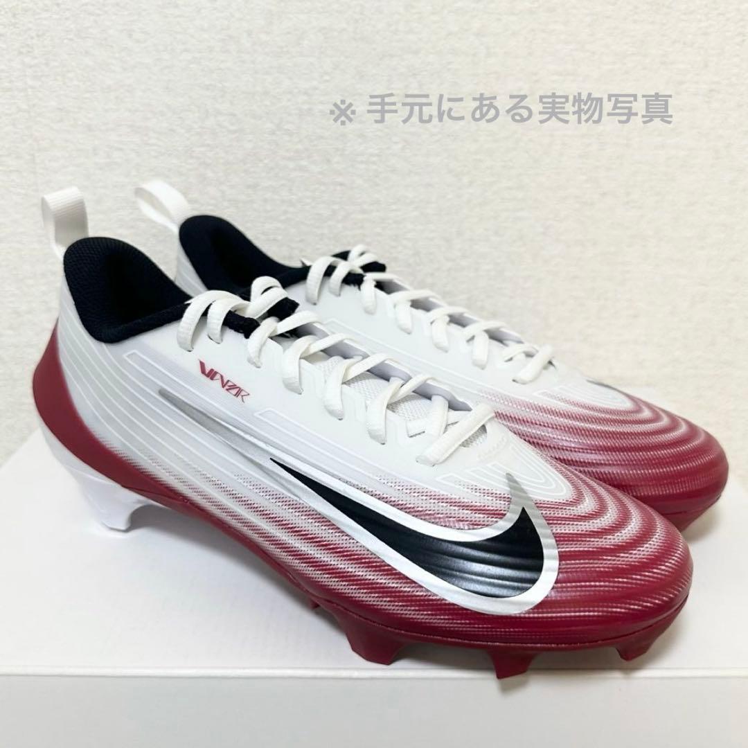ナイキ 26 ヴェイパー スピード アメフト スパイク シューズ クリート 白r