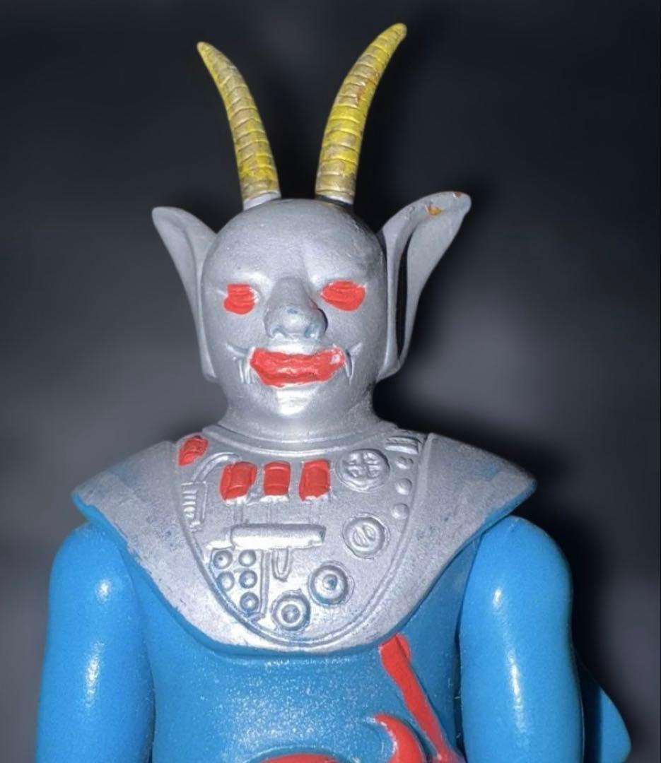 当時物特撮 ソフビアクマイザー3の敵役メザロード1975年タカトク製美品石森プロ