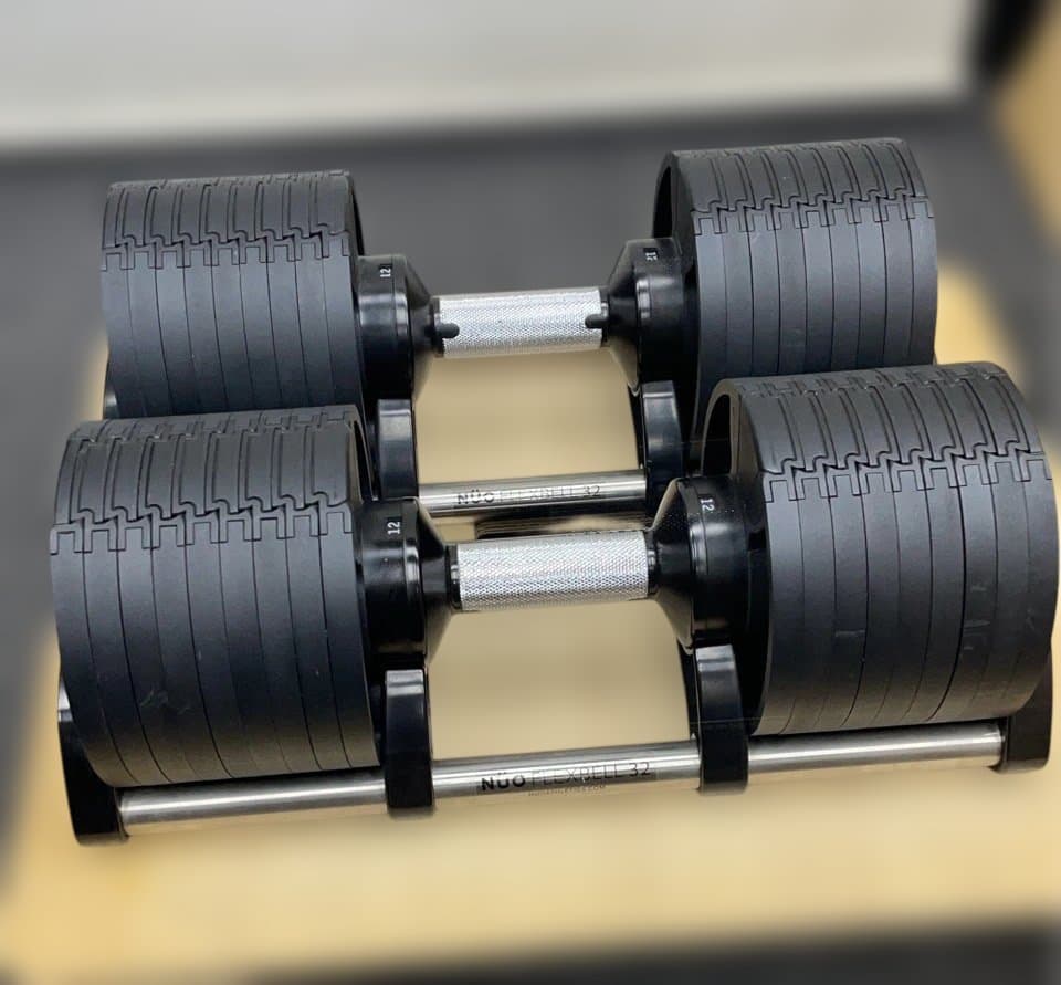②FLEXBELL フレックスベル 可変式ダンベル 2kg刻み 32kg