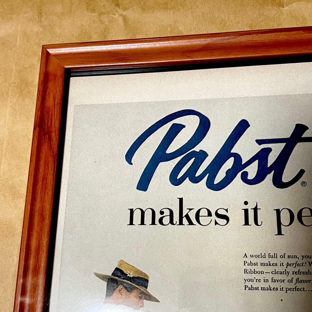 希少品！ Pabst Blue Ribbon パブスト ブルー リボン ポスター
