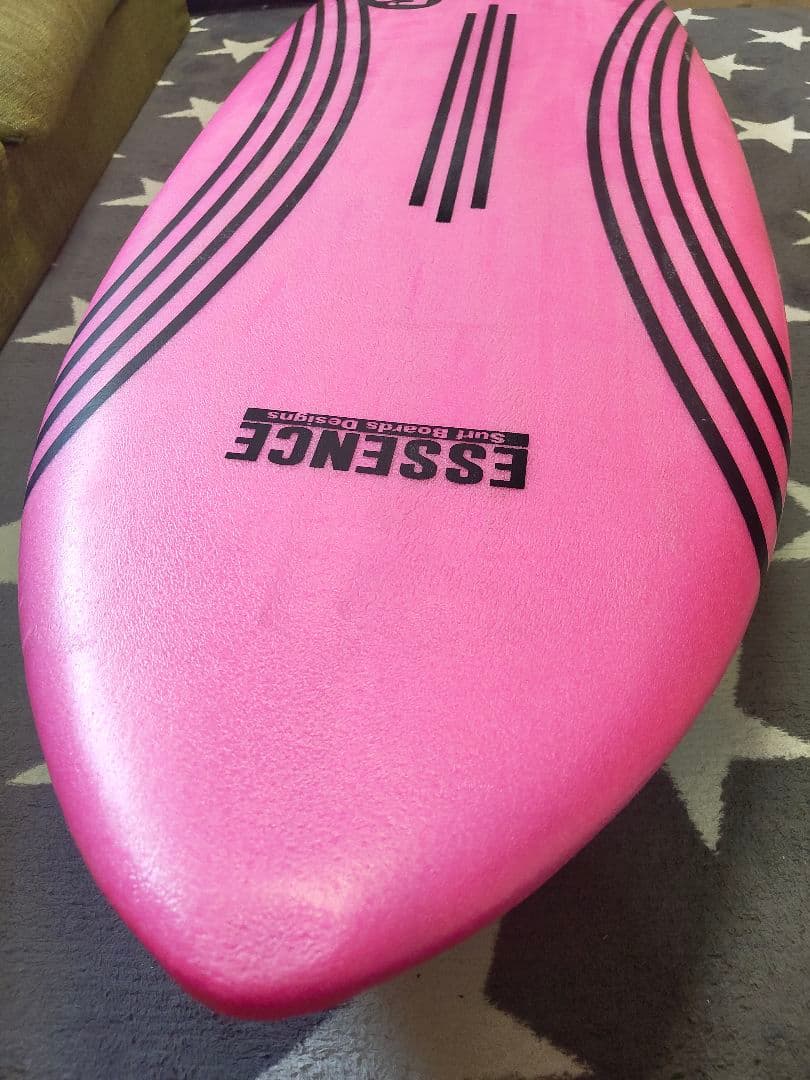 ESSENCE 5'8\" ソフトボード サーフボード　トライフィン　ピンク
