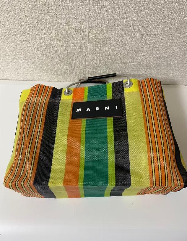 MARNI Market ストライプ トートバッグ