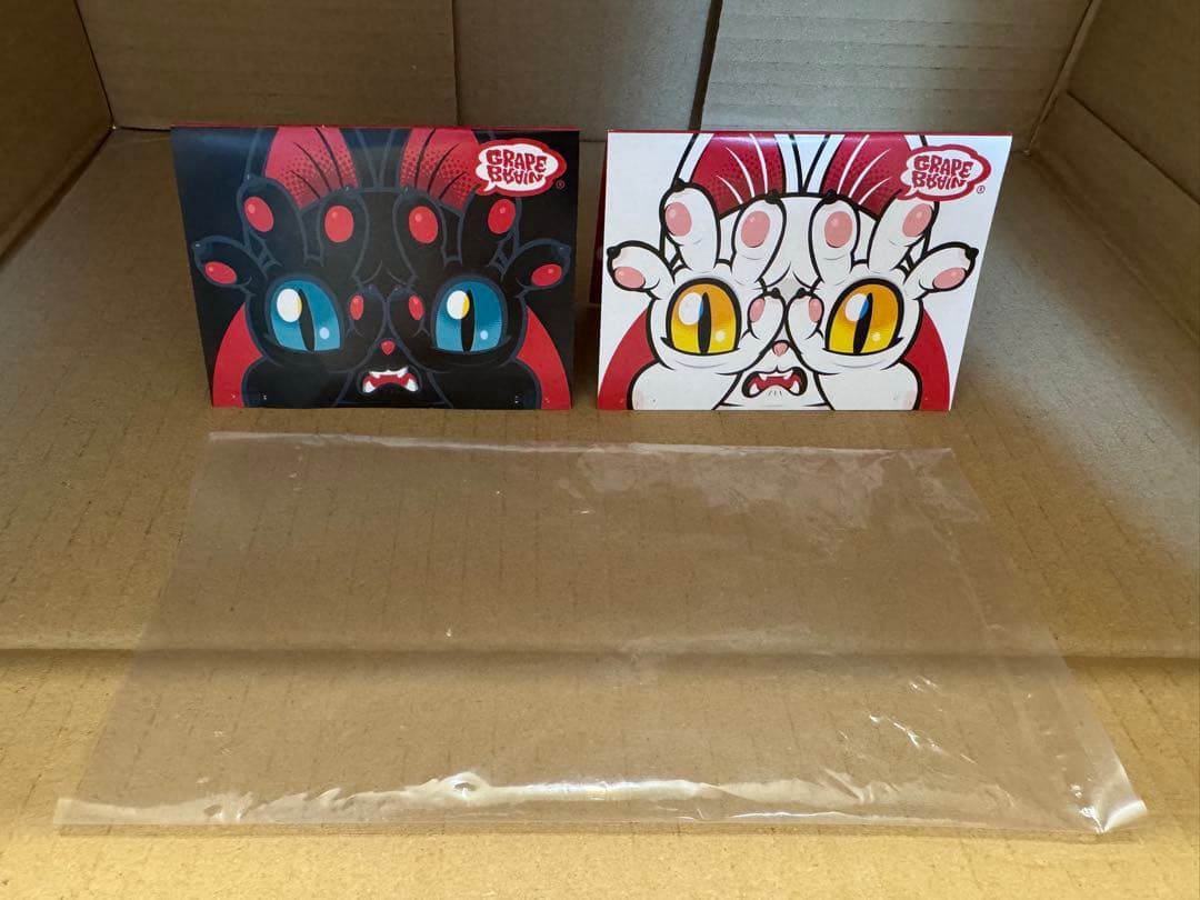 GRAPE BRAIN ジゴクネコおにぎり 白 黒