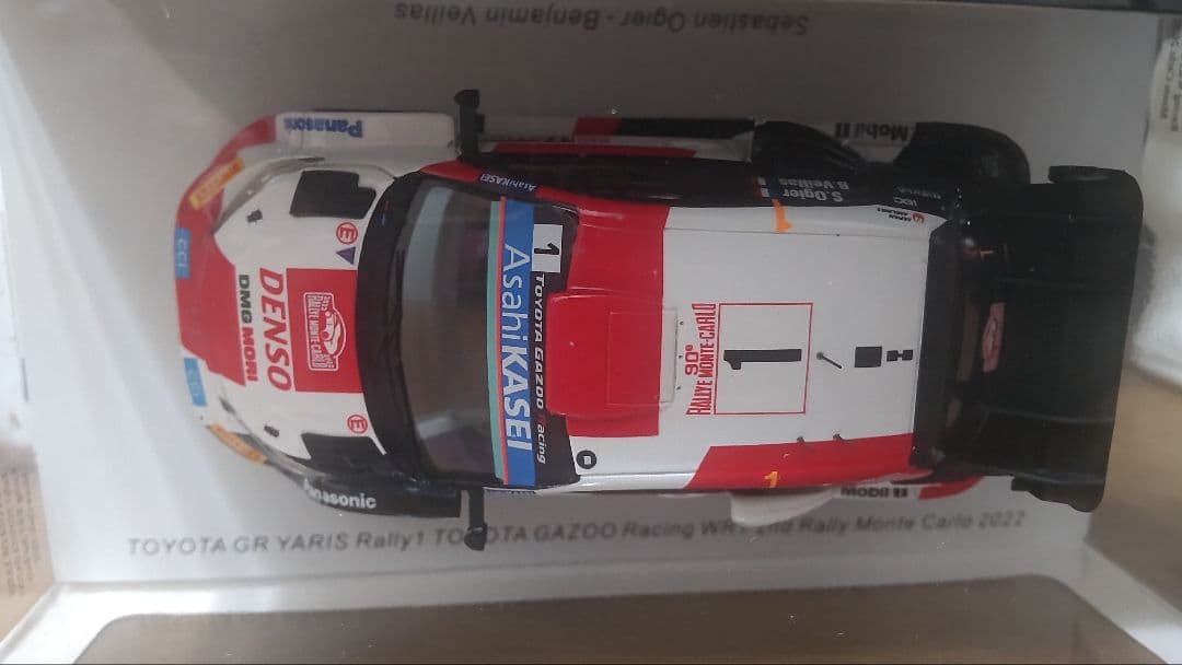 スパーク製.トヨタＧＲヤリス.ラリー１.２０２２年ラリーモンテカルロ仕様