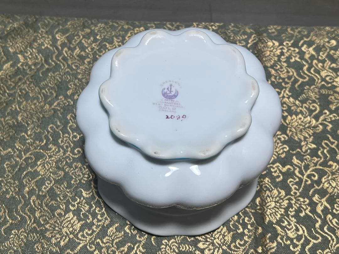 19世紀末イギリス製 CRESCENT e Jones&Sons 建水