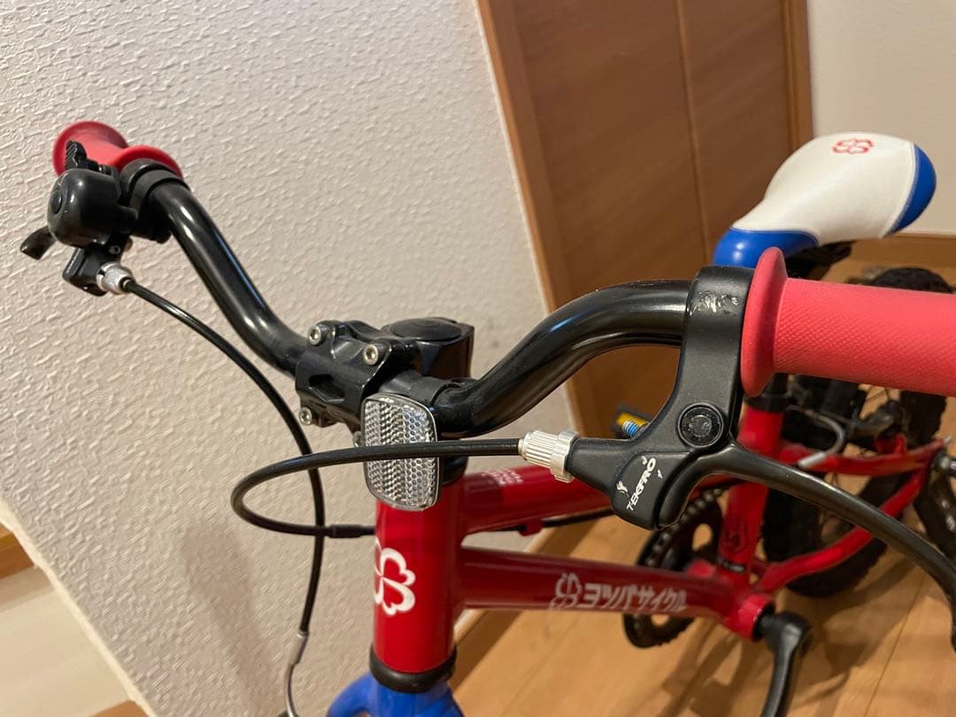 【東京都内　直接引取可能】ヨツバサイクル　14インチ レッド/ブルー　ヨツバ14