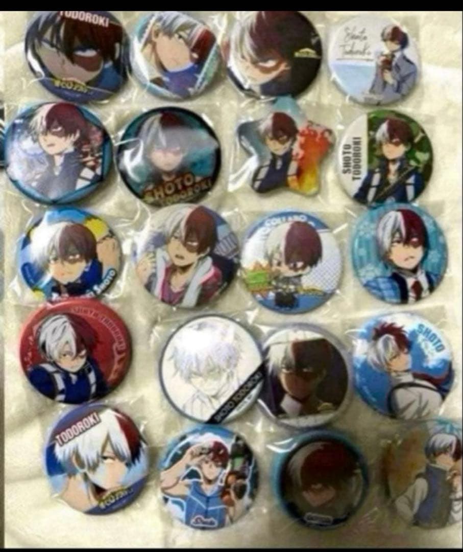 〖100点以上〗僕のヒーローアカデミア ヒロアカ 轟焦凍 缶バッジ まとめ売り