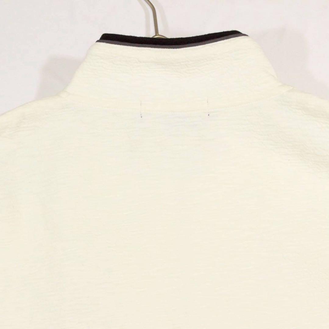 美品✨️HENRY VAL　ヘンリーバル【LL】ハーフジップ　トレーナー　白