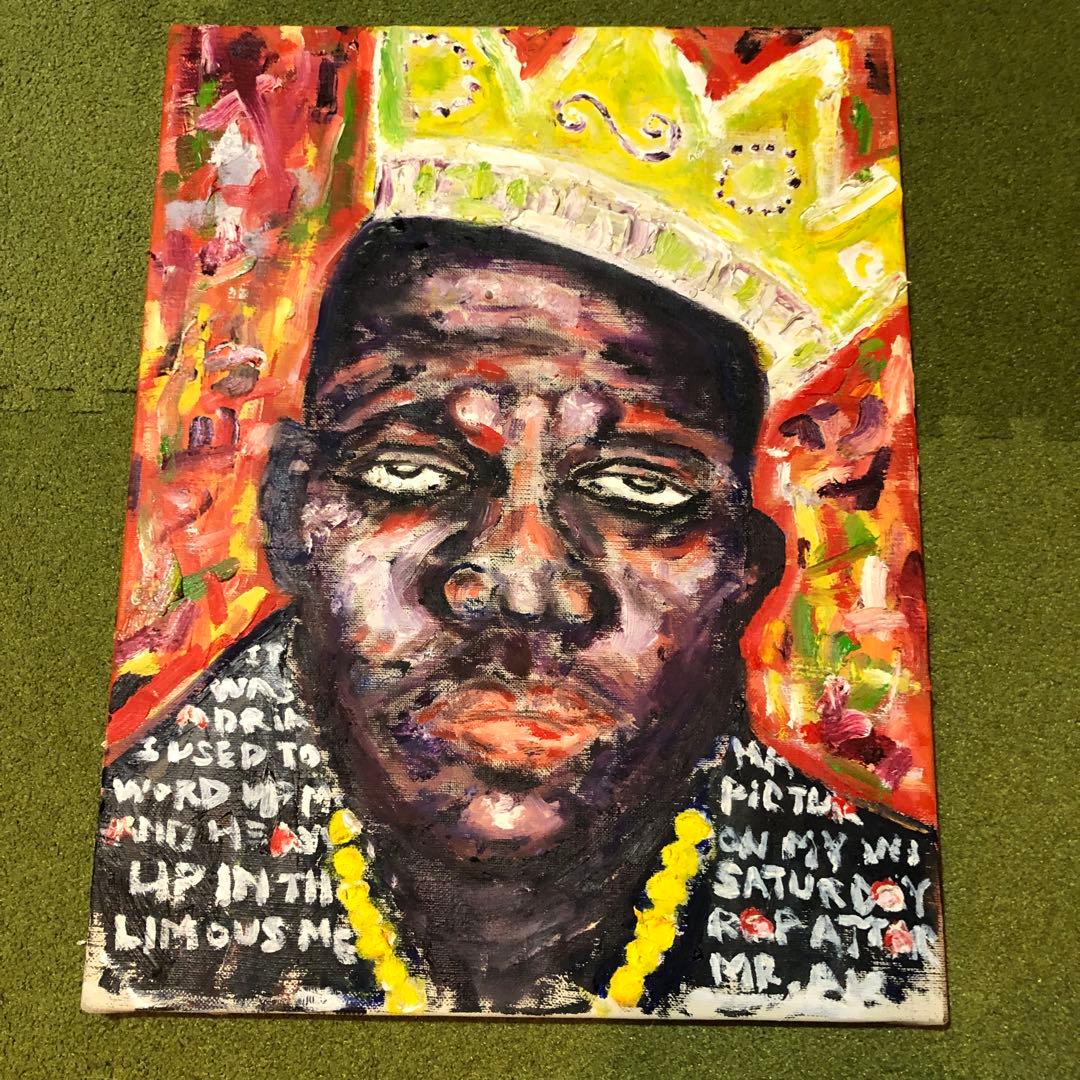 The Notorious B.I.G. 油絵