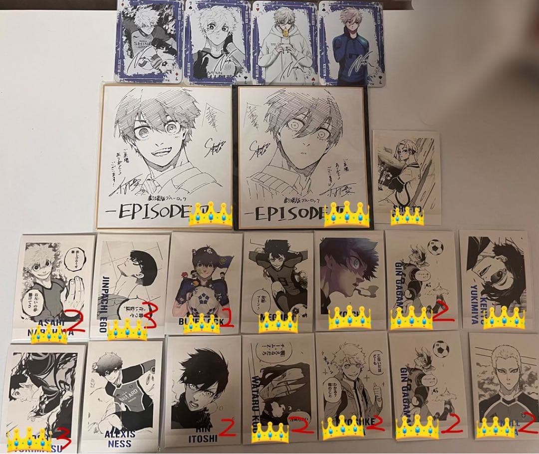 ブルーロック 凪誠士郎 御影玲王 グッズ
