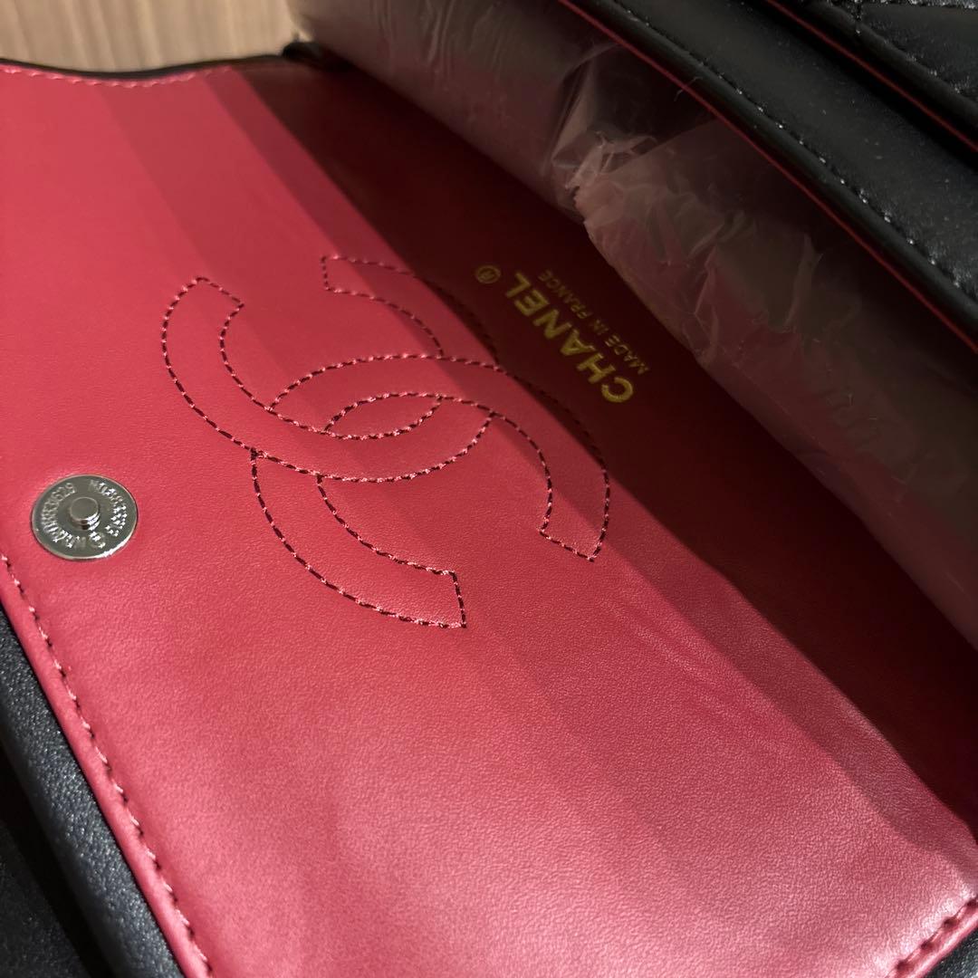 【美品】CHANEL デカマトラッセダブルフラップ ショルダーバッグ2way