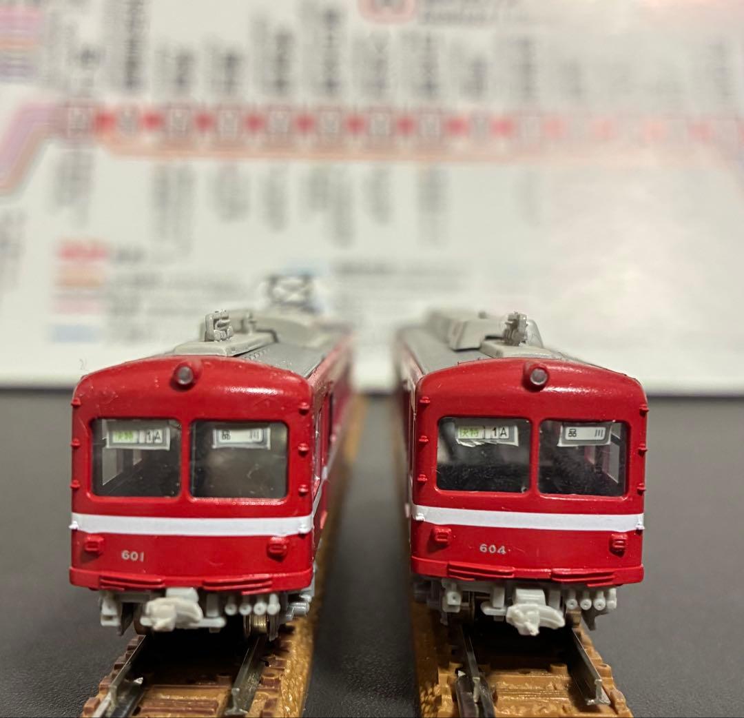 管理番号1870 京急 旧600形 Nゲージ 塗装済キット 素人組立品4両