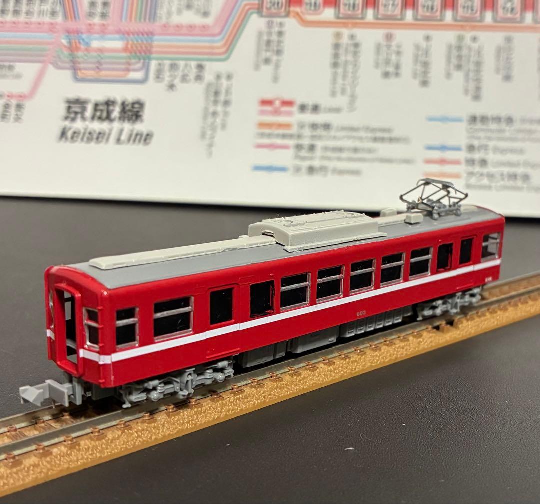 管理番号1870 京急 旧600形 Nゲージ 塗装済キット 素人組立品4両